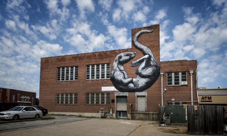 The Otter by Roa
